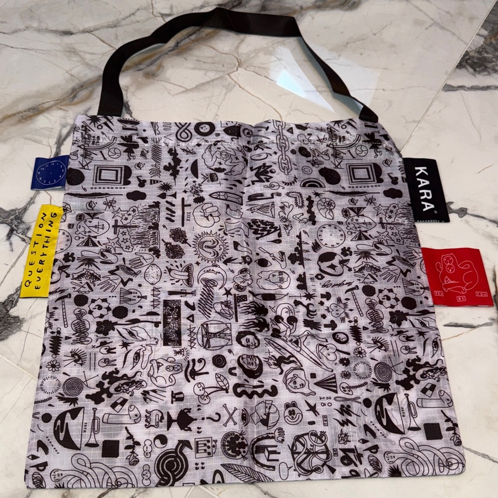 KARA New York Doodle Print Dust Bag